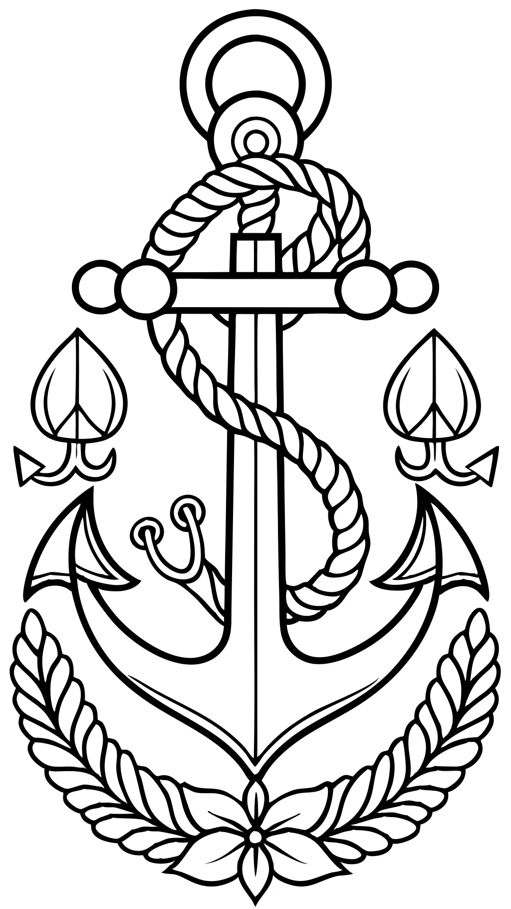 anchor coloring page